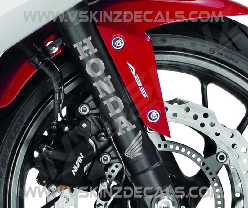 Honda Logo Forks Decals Kit Stickers Premium Quality 5 Colors Fireblade CBR RR Decals & Stickers