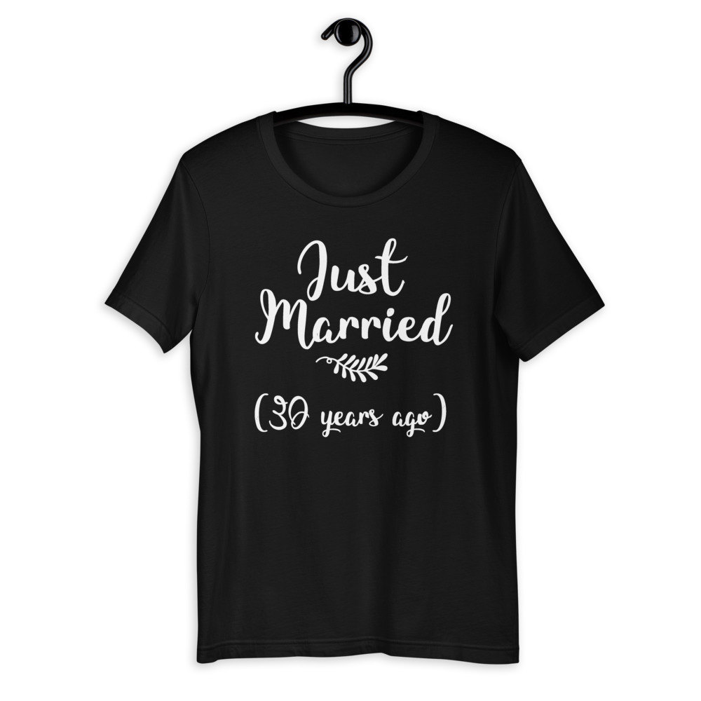 30th Wedding Anniversary Shirt, 30 Years of Marriage Tee - T-Shirts