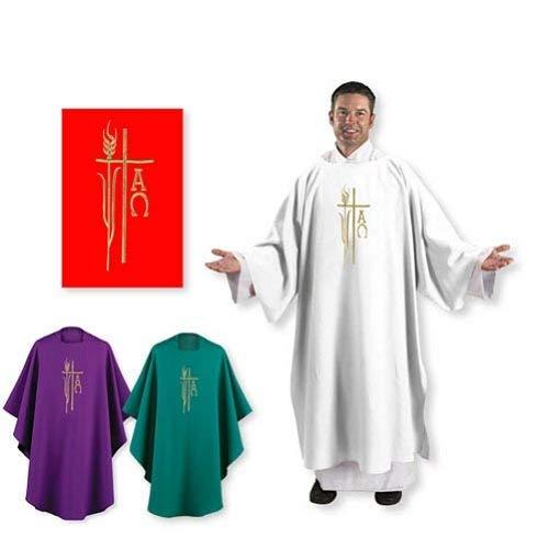 Christian Brands Catholic Alpha Omega Dalmatic (Green)