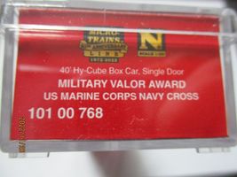 Micro-Trains # 10100768 Micro-Trains Military Valor Award US Marines Navy Cross image 7