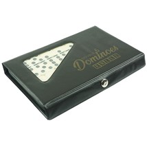 Dominos Set Game. Premium Classic 28 Pieces Double Six Domino In Ble P - $21.99
