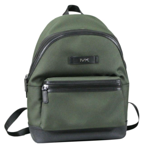 NWB Michael Kors Kent Sport Green Nylon Large Backpack 37F9LKSB2C Dust Bag FS