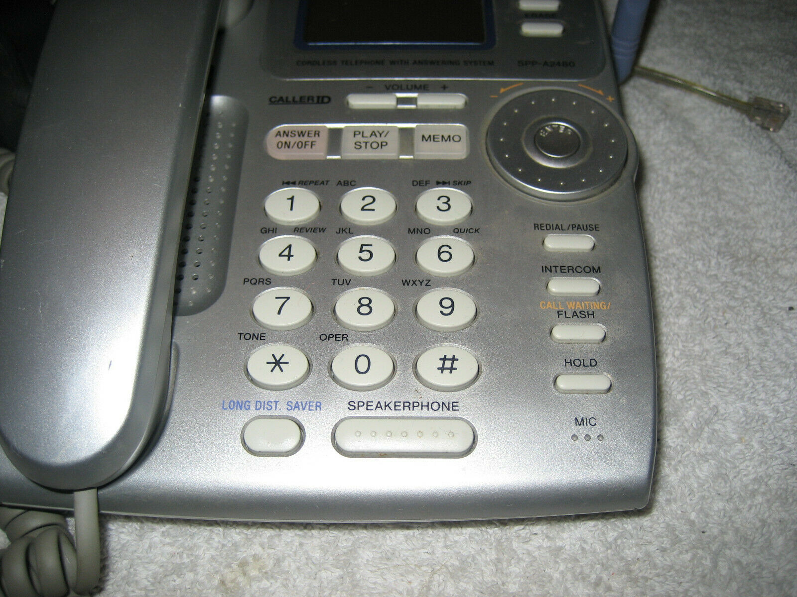 Vintage Sony SppA2480 Cordless Telephone Speakerphone Works 1970Now