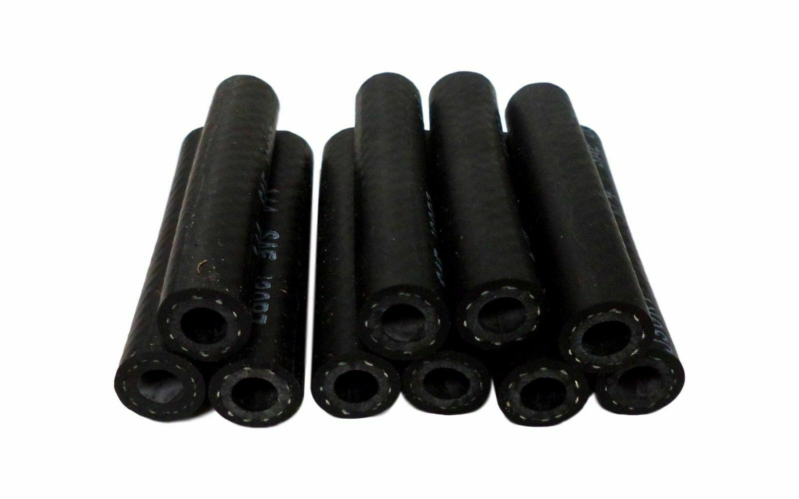 10 Pcs Fuel / Emissions Hose 1/4" Opening SAE J30R7 2 1/2" Sections New
