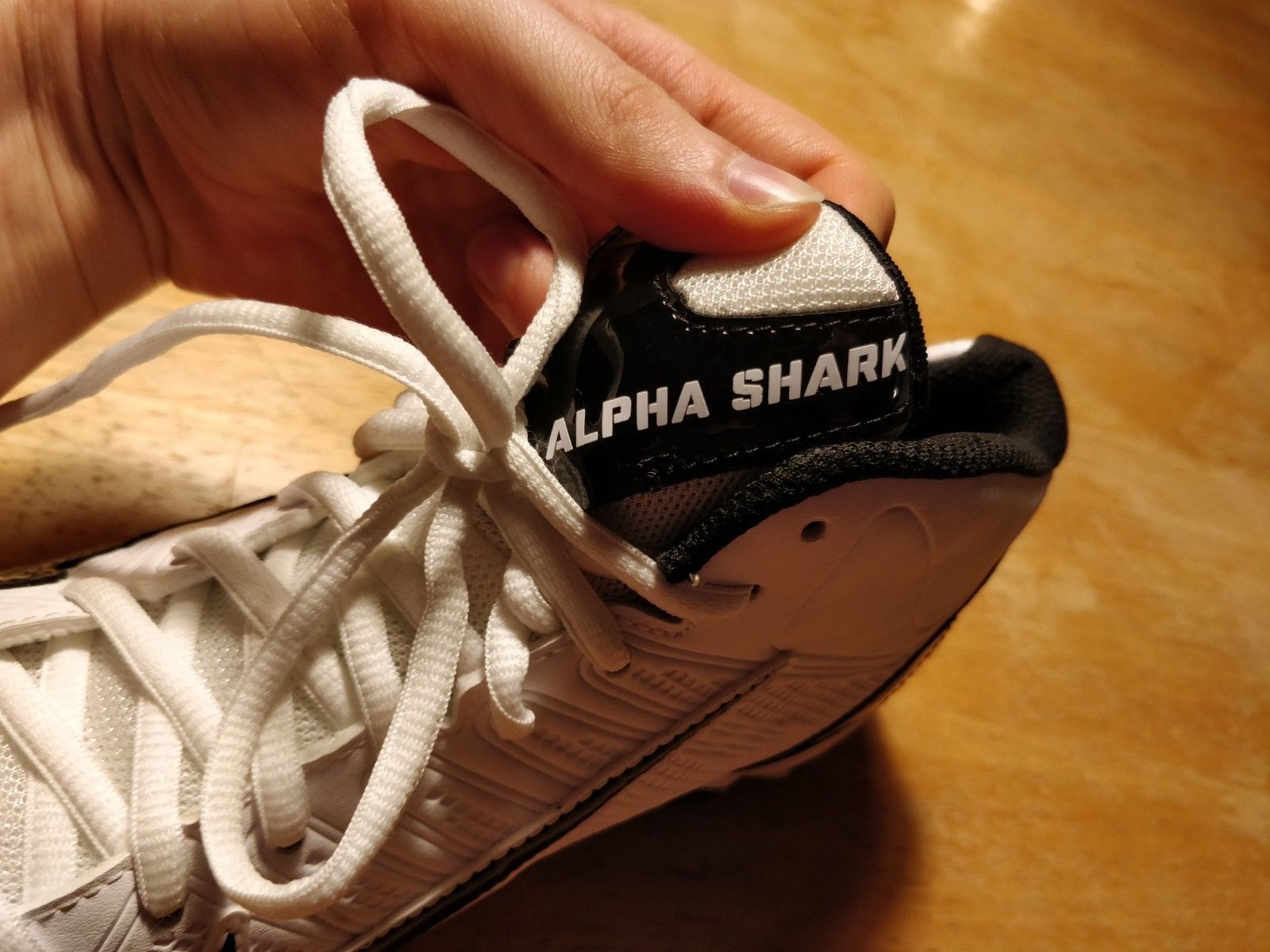 Nike Mens Shoes Alpha Shark Football Cleats Size 8.5 vtg