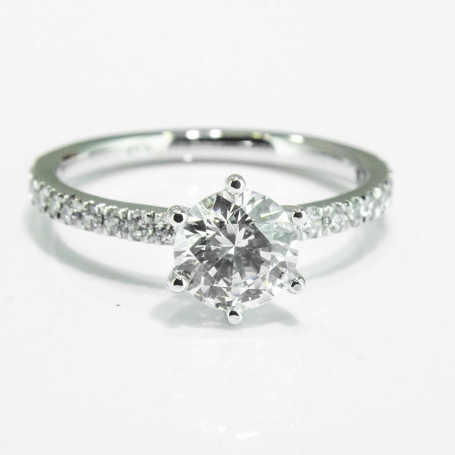 2.35Ct Round Cut White Diamond 925 Sterling Silver Engagement Ring for Women