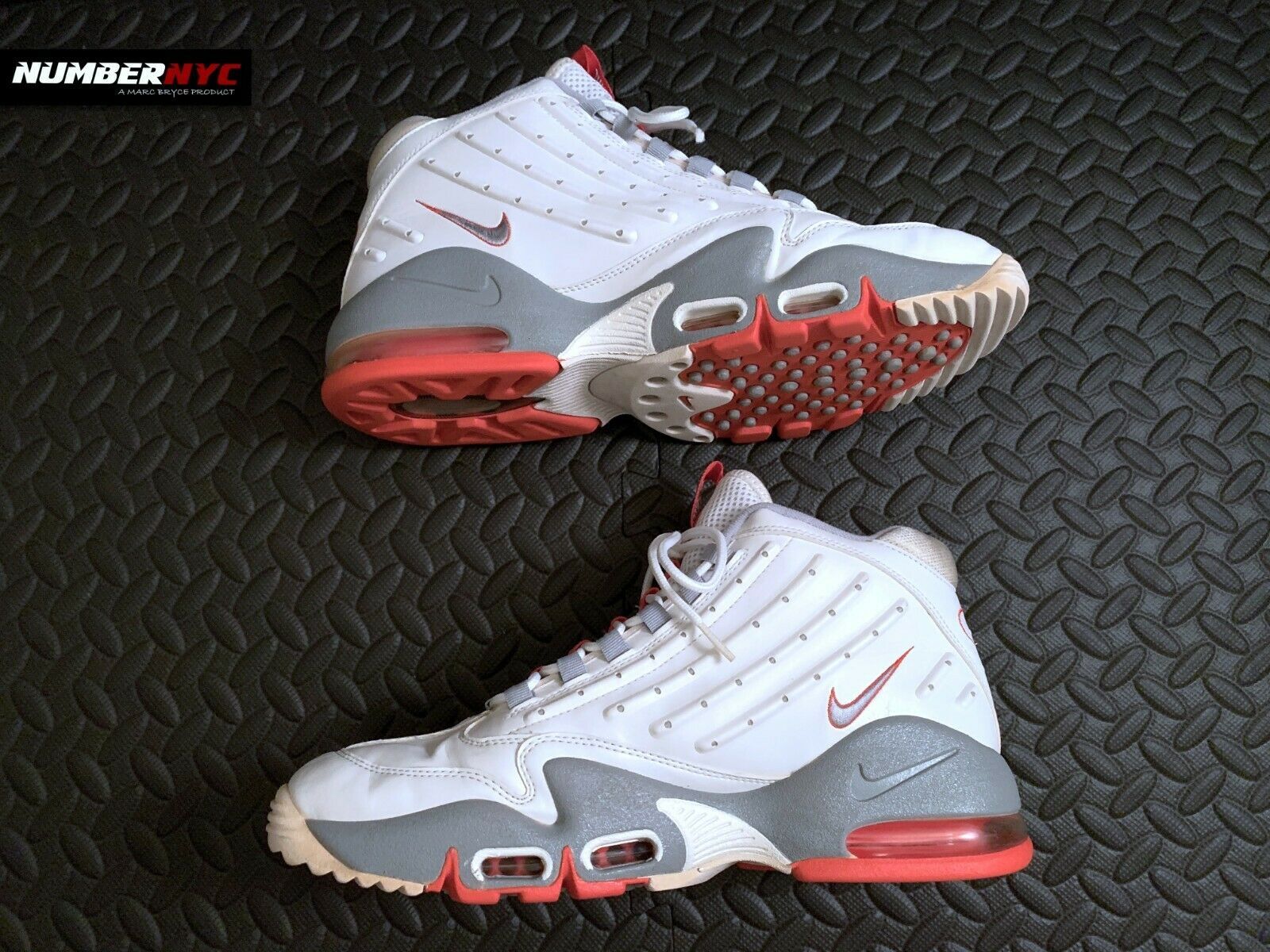 Nike Air Griffey Max II 2 MEN White Grey Orange Shoes 442171108 SZ 11.5 ...