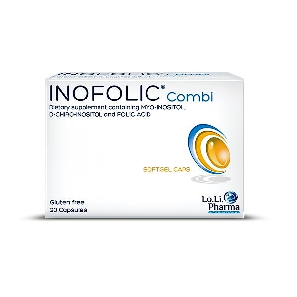 INOFOLIC COMBI 30 caps.MyoInositol, Dchiroinositol, Folic Acid