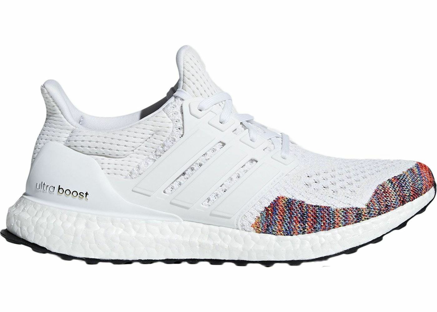 Mens Adidas Ultra Boost 1.0 Retro White Multi Color Toe BB7800 Athletic