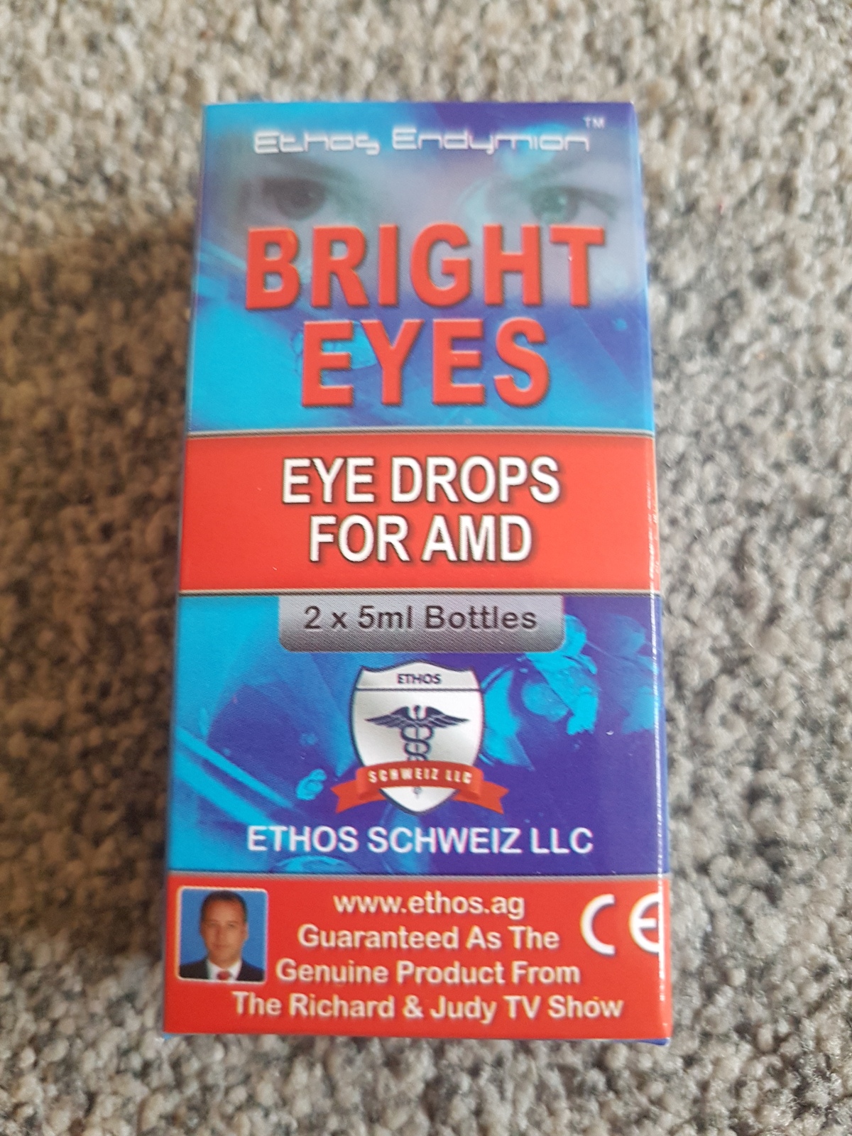Ethos Bright Eyes NAC Eye Drops for Agerelated Macular Degeneration