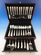 Repousse by Kirk Sterling Silver Flatware Set for 12 Service 76 pieces - $4,455.00