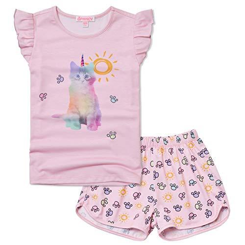 Cute Cat Pajamas for Teen Girls 12 13 Pjs Sets Clothes Summer ...