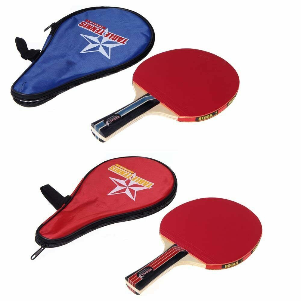 ENJOY® Table Tennis Racket Long/Shakehand Grip Bat For Fast Attack