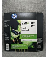Genuine HP 950XL High Yield 2 Pack Black . NEW IN BOX - $68.27