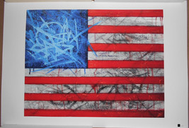 Saber Death Head Wasp Defense Concepts #d Giclee Print American Flag Pos... - $151.76
