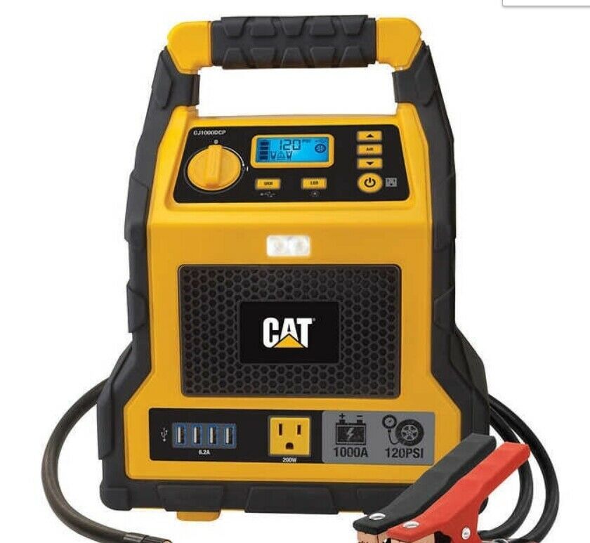 3in1 1000Amp CAT Power Station with Jump Starter & Compressor