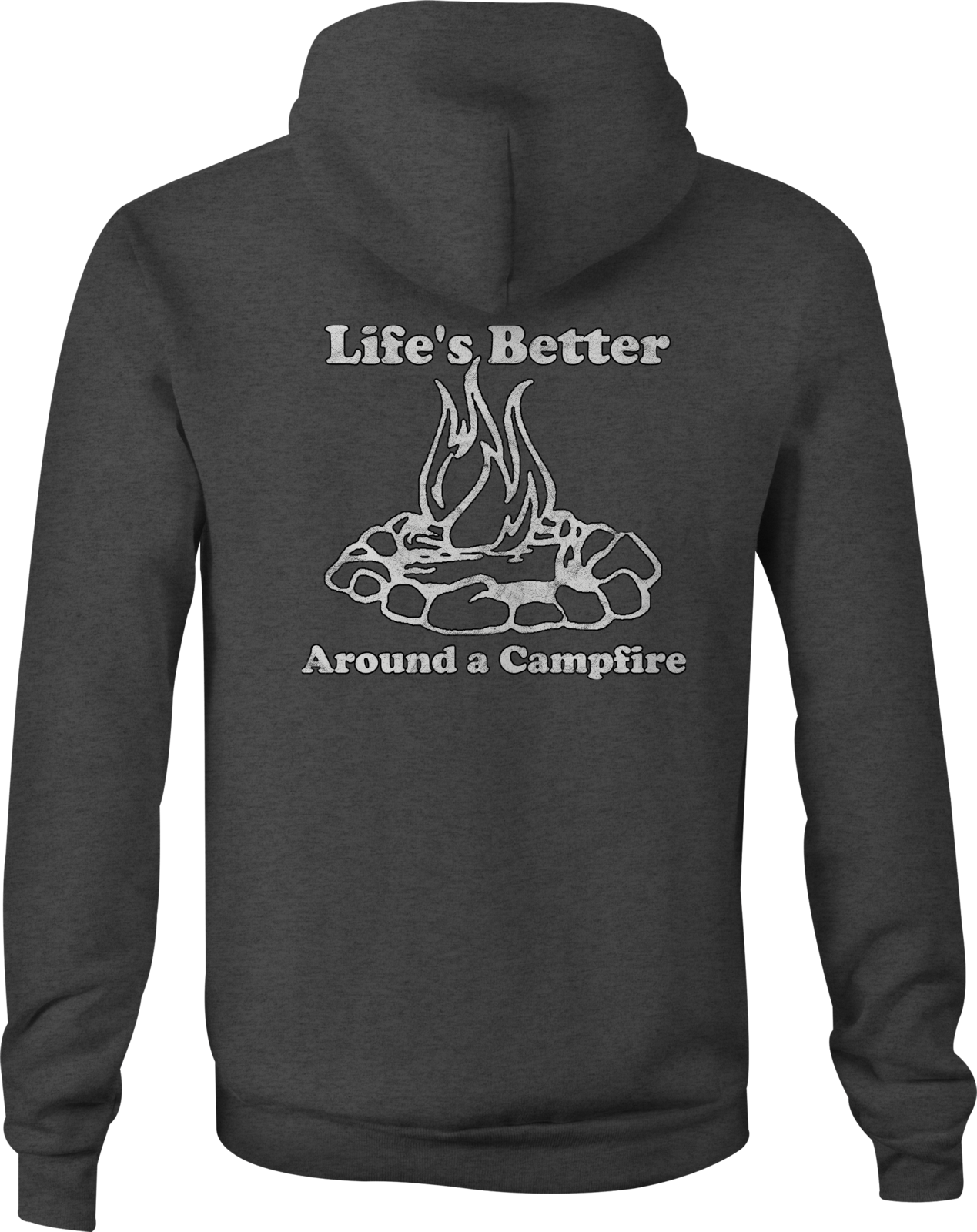 Camping Zip Up Hoodie Better Campfire Hooded Sweatshirt Sweatshirts