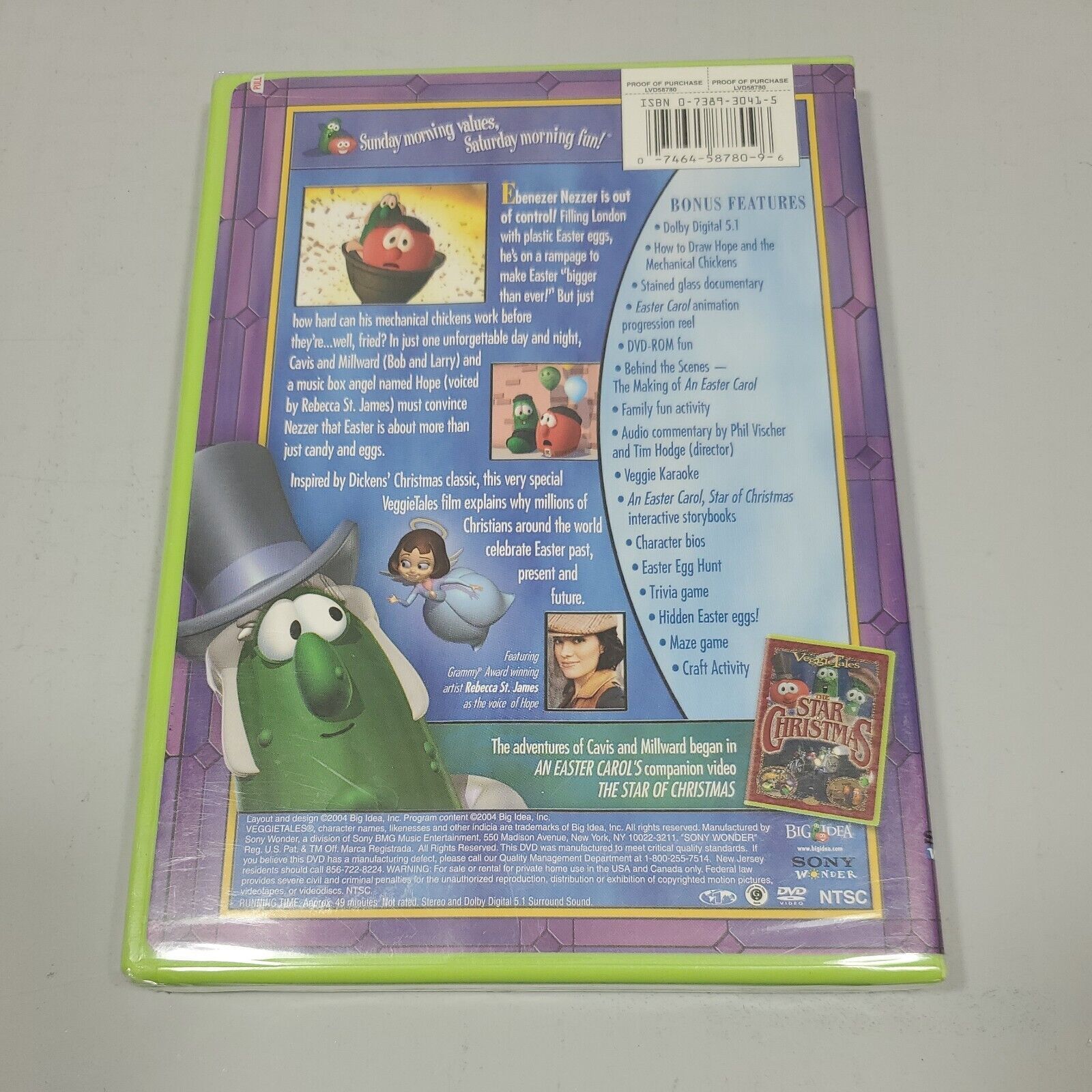 VeggieTales An Easter Carol DVD Resurrection Christian Cartoon Rebecca ...