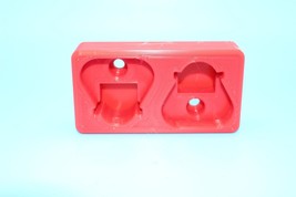 Red M12 Battery Holder Milwaukee M12 Mount Holds 2 Batteries - $8.59