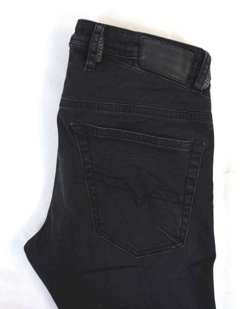 NWT DIESEL Men's Black RA468 Shioner Slim Skinny Stretch Denim Jeans 26 ...