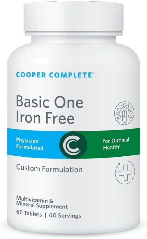 Cooper Complete - Basic One Multivitamin Iron Free - Daily Multivitamin 60 Tabs