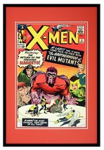 X-Men #4 Magneto Marvel Framed 12x18 Official Repro Cover Display - $49.49