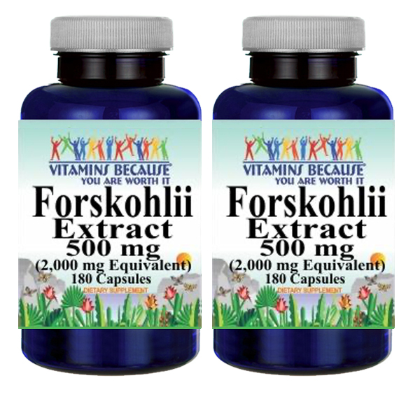 Coieus Forskohlii Extract Forskolin 2000mg 2X180 Caps