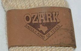 Ozark Saddle King Texas 09134M Roper Style Mohair Girth Cream Color image 3
