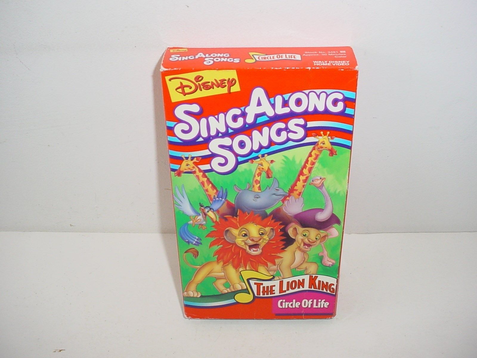 Disneys Sing Along Songs The Lion King Circle of Life VHS Video Tape ...