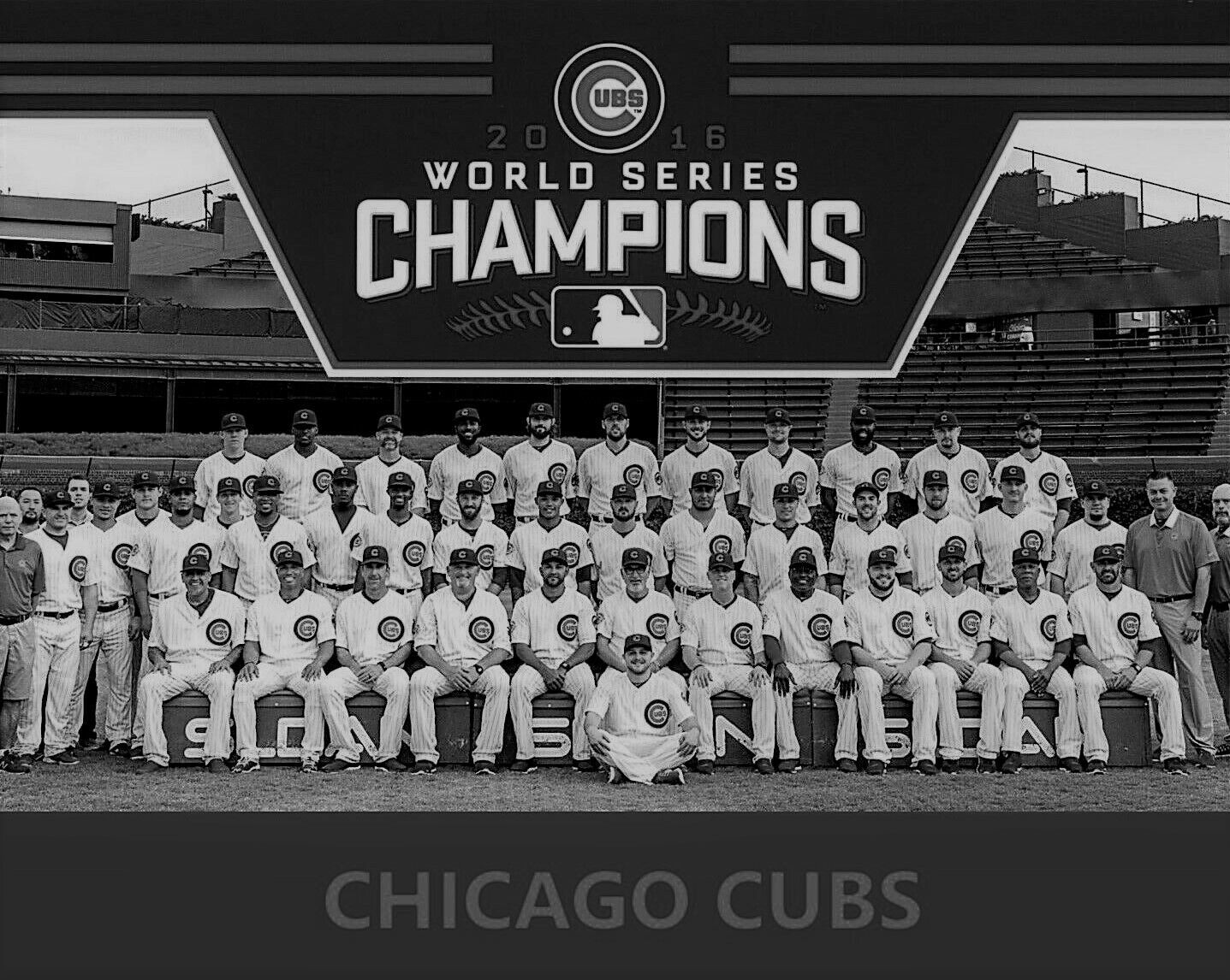 2016 CHICAGO CUBS 8X10 TEAM PHOTO BASEBALL MLB PICTURE WORLD SERIES ...