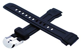Casio Protrek PRG-40-3V Replacement Black Silicone Watch Band - $19.95