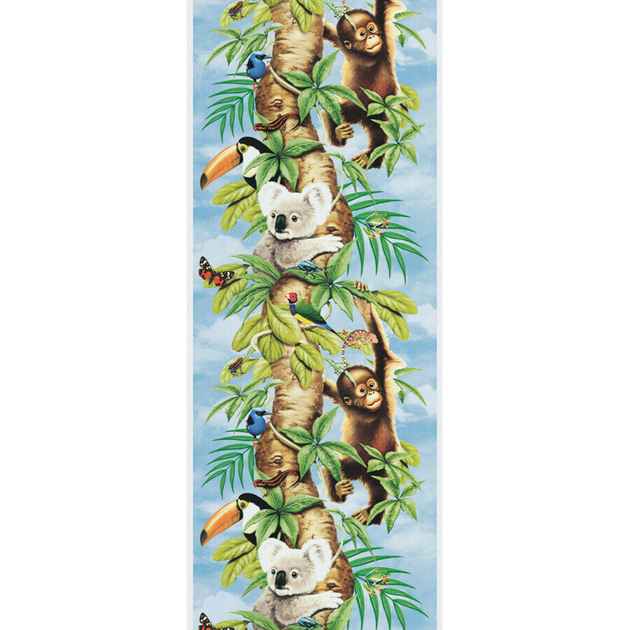 Jungle Animals In Tree Vertical Wallpaper and 13 similar items