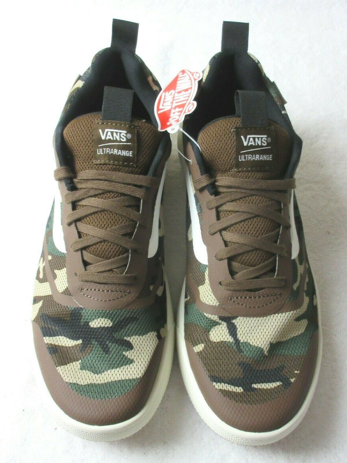 Vans Mens UltraRange Rapidweld Nomad Camo Brown Green Skate shoes Size