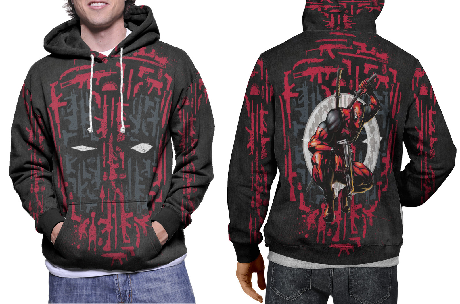 Coolest DEADPOOL Movie Hoodie Men - Hoodies & Sweatshirts