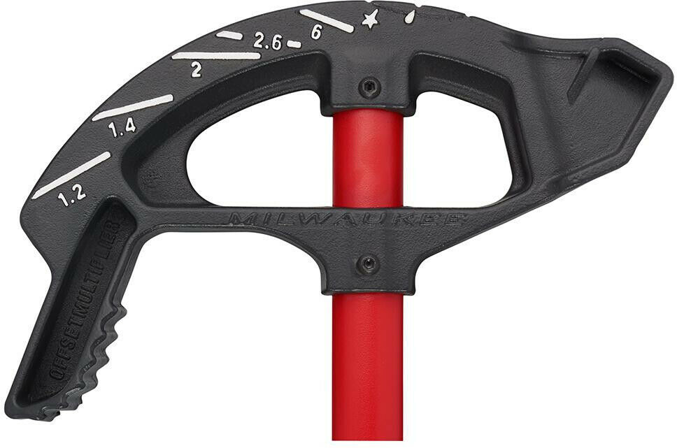 Milwaukee Iron Conduit Bender 1 in. Wear Resitant High Contrast