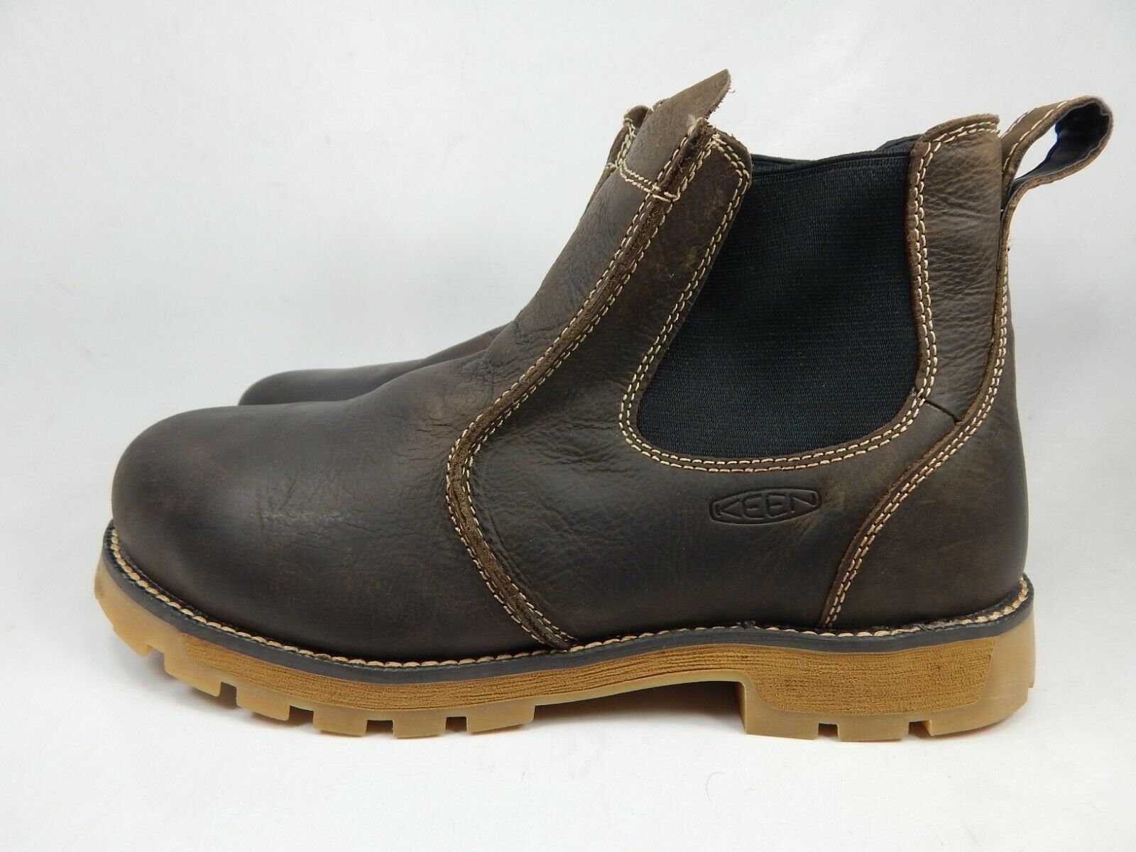 Keen Seattle Romeo Sz 9 M (D) EU 42 Mens Slip On Aluminum Toe Work Boots 1021344 Boots Keen Seattle Romeo Sz 9 M (D) EU 42 Mens Slip On Aluminum Toe Work Boots 1021344 Boots