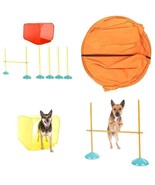 Agility Dog Training Indoor Kit Training Equipment Tunnel Weave Poles Co... - $62.36