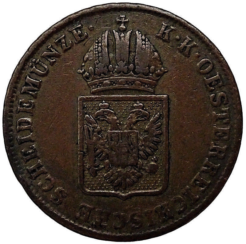 1816 A Austria Ein Kreuzer Actual Photos Shown Lot C1602 Austria