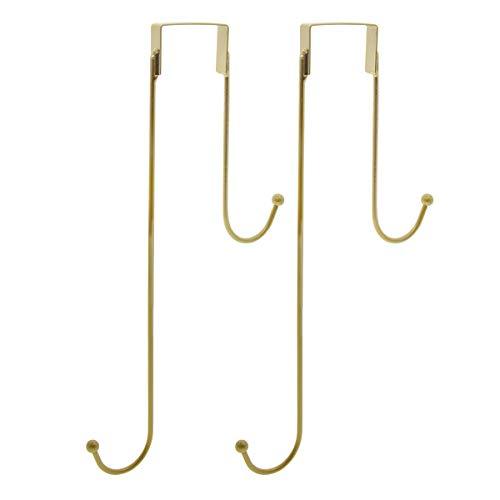 Saim Premium Over The Door Metal Double Sided Wreath Hanger 11.6" L