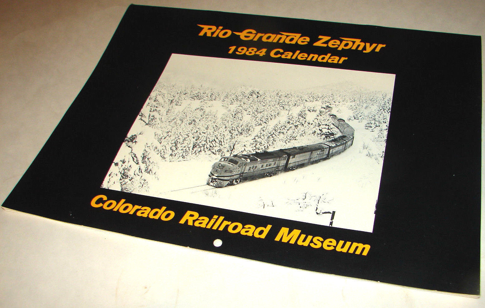 Primary image for 1984 RIO GRANDE ZEPHYR Calendar Colorado Railroad Museum Train vintage RR