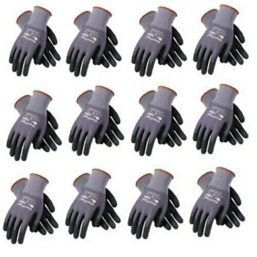 GTek 34-844 MaxiFlex Ultimate NitrileFoam Gloves W/ Dotted Palm 6 PAIR Pick Size 