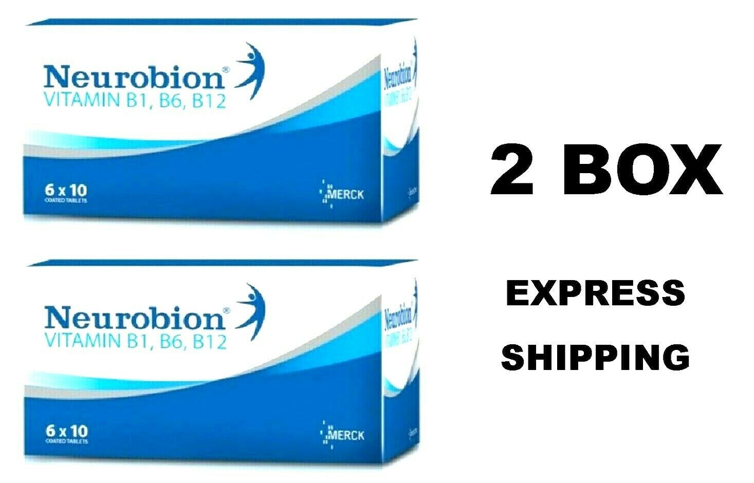 60sVitamin B1, B6, B12 NEUROBION Nerve Relief Numbness Tingling x 2