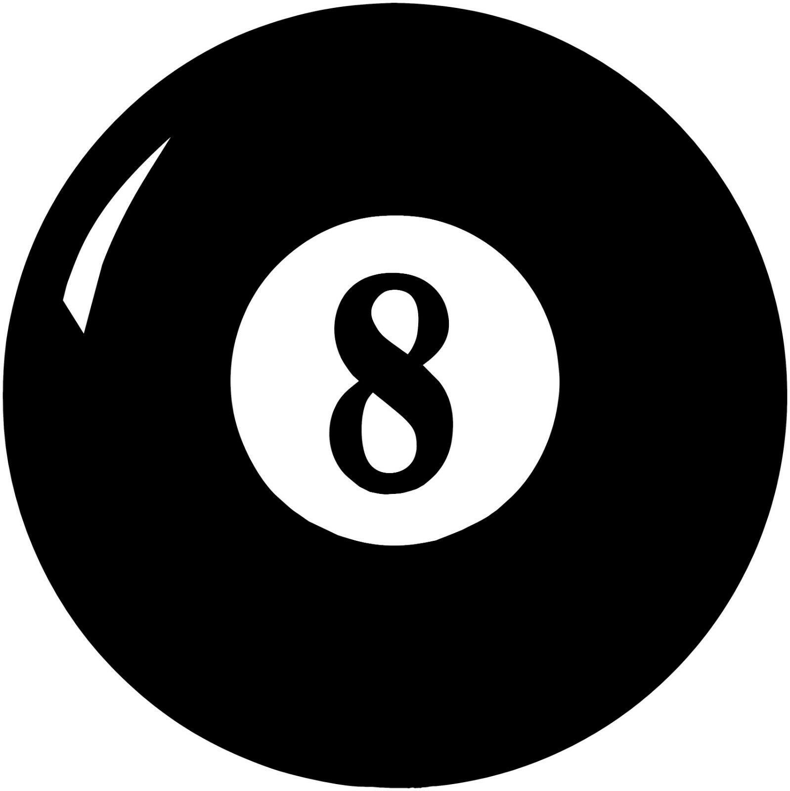 8 Ball Eight Ball Logo Vinyl Decal Custom - Decals, Stickers & Vinyl Art