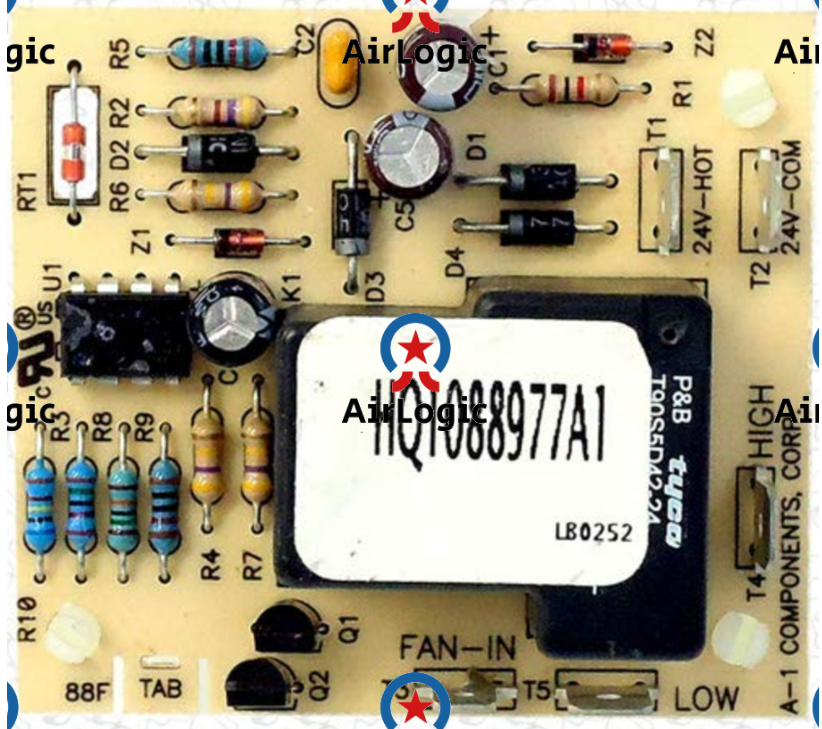 E61300000ICP HQ108607RC OEM ICP Heil Tempstar Fan Control Board E61