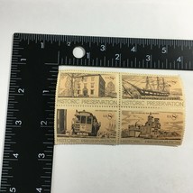 Vintage Stamps Historic Preservation Set Of 4  - $4.19