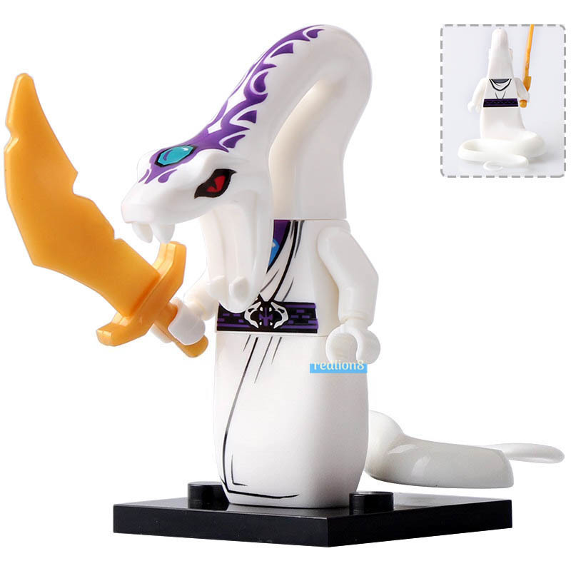 Pythor (White) Ninjago Minifigures Lego Compatible Toys - Building Toy ...