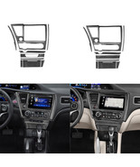 10Pcs Central Dashboard Console Panel Carbon Fiber Kit For Honda Civic 9... - $62.70