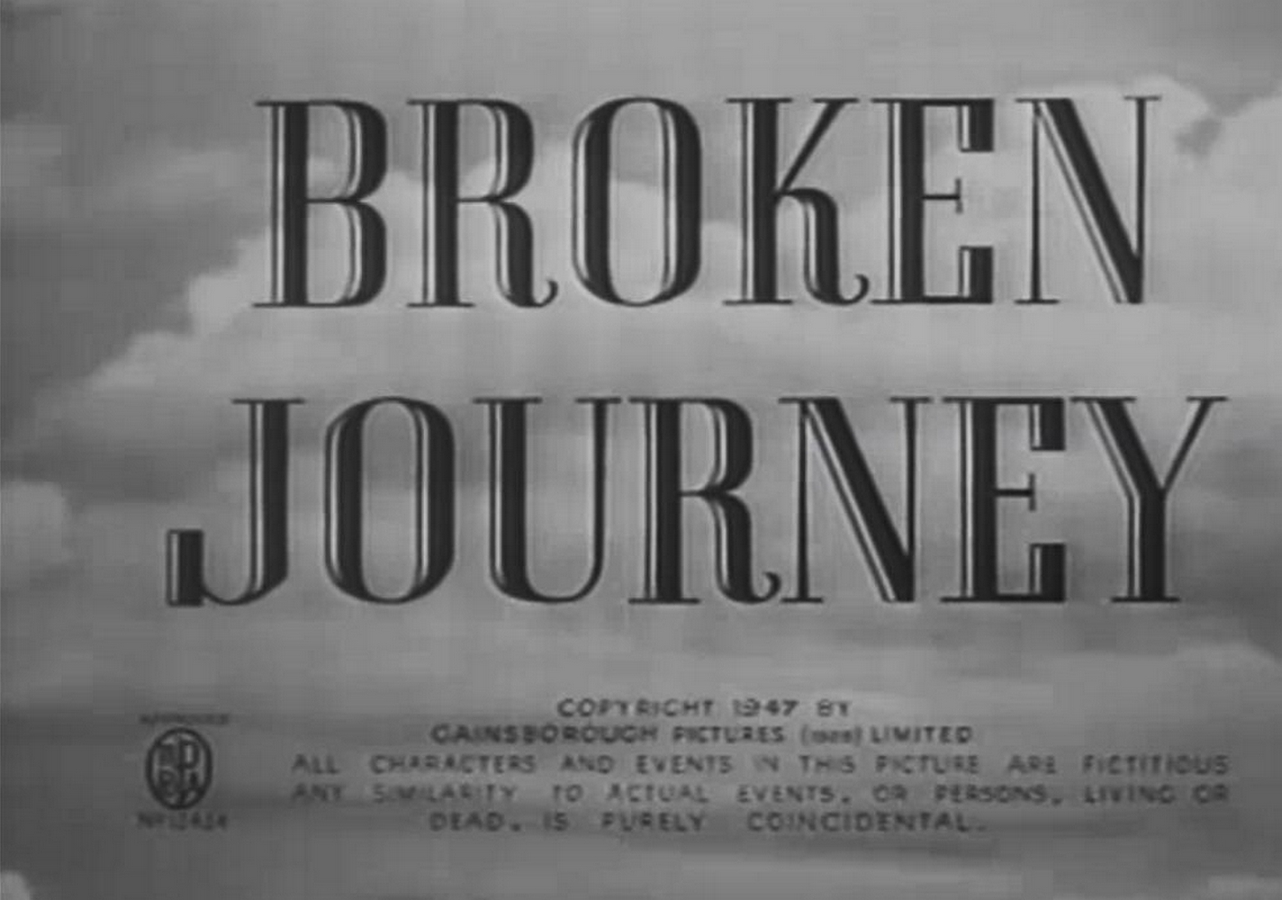 Broken Journey 1948 DVD Film British Airplane Survival Adventure