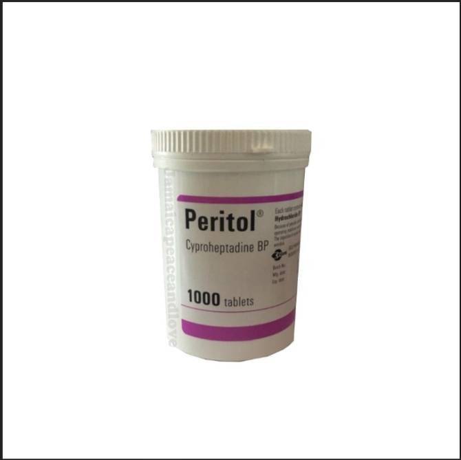 Jamaican Peritol Pills/ weight gain/ appetite opener (48 tablets