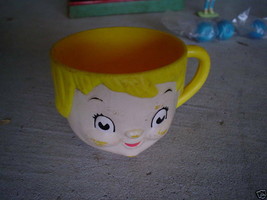 Vintage Campbell's Soup Kid Girl Figural Mug LOOK - $14.85